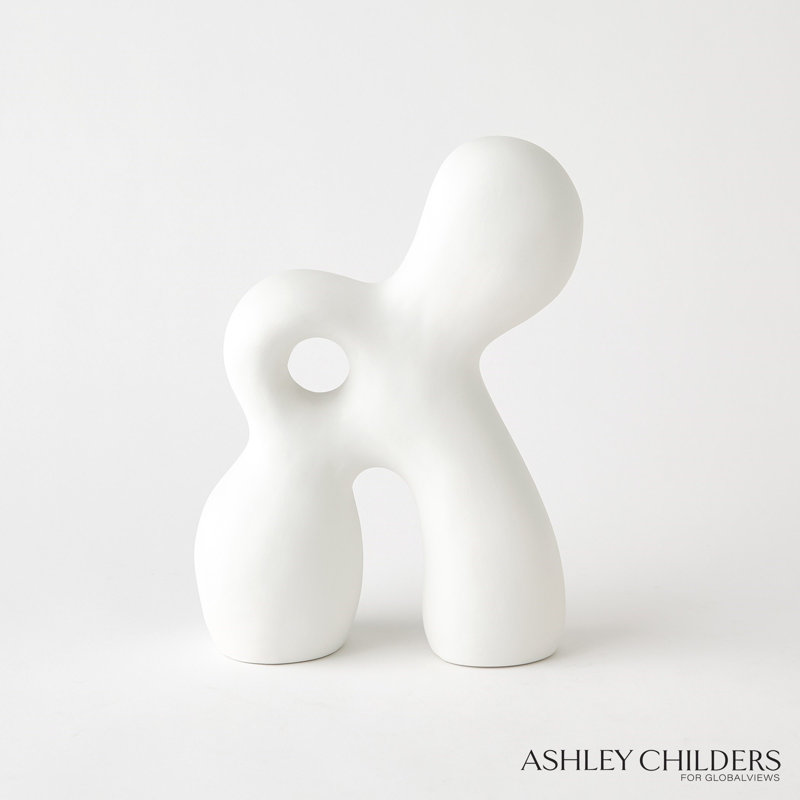 Ronan Sculpture-Matte White-Sm