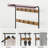 Hall Tree 28.3'' Wide with Bench and Shoe Storage-2031551698