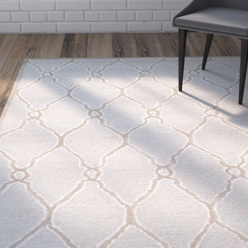 Tapis en laine touffeté à la main Cannen, Rectangle 5 pi x 8 pi