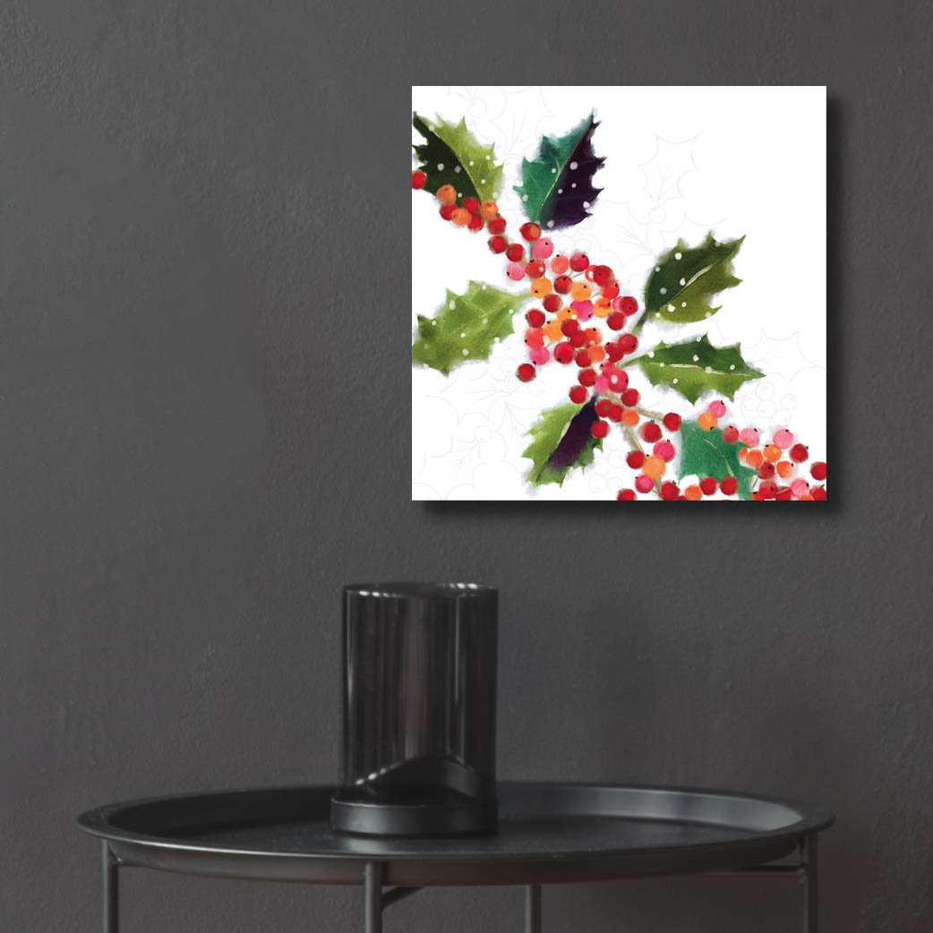 The Holiday Aisle® 'Holly Berries' by Elle Media Group Ltd Acrylic ...