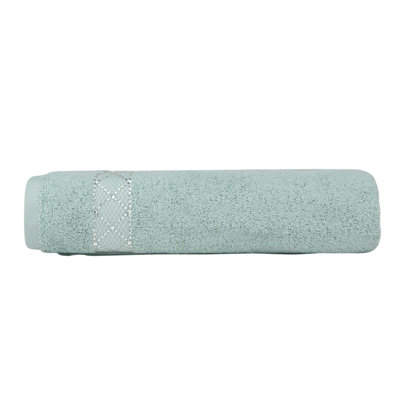 Sparkles Home Atlas Rhinestone Bath Towel | Cotton Terry | Glass Rhinestones | 54"x30" | Luxurious