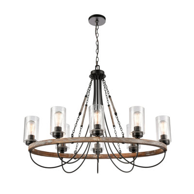 Lustre empire à 8 lumières de style bougie Drazic