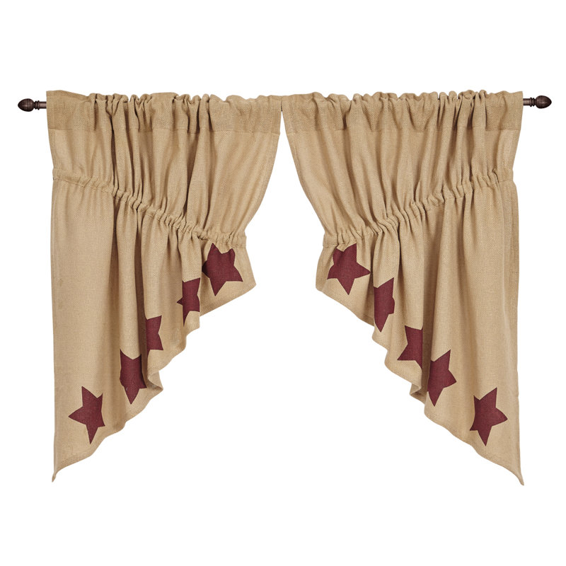 Hingham Cotton Geometric Swag Window Valance