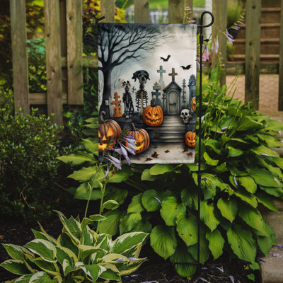 Double Sided 15.5'' H x 11.25'' W Polyester Halloween Garden Flag
