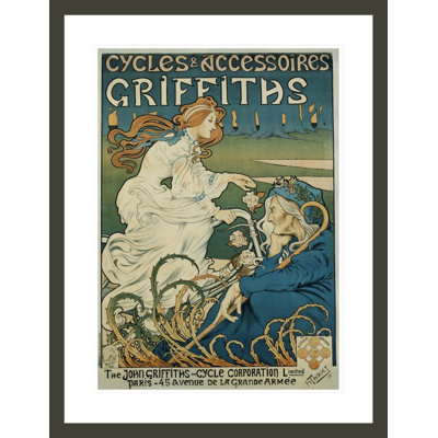 Cycles et Accessoires Griffiths Poster by Henri Thiriet -Framed Giclee Print