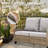 54.1'' Wide Straight Metal Loveseat with Cushions-115188293