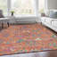 Tapis orange intérieur / extérieur lavable à la machine Xhevrie-1338792351