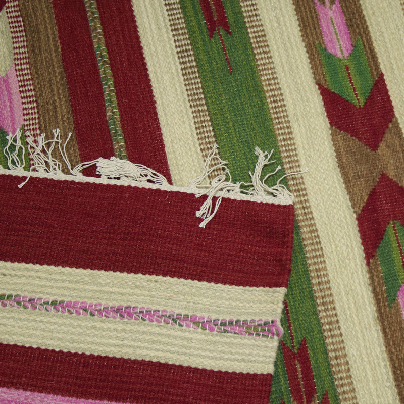 Wool Abstract Indoor Rug