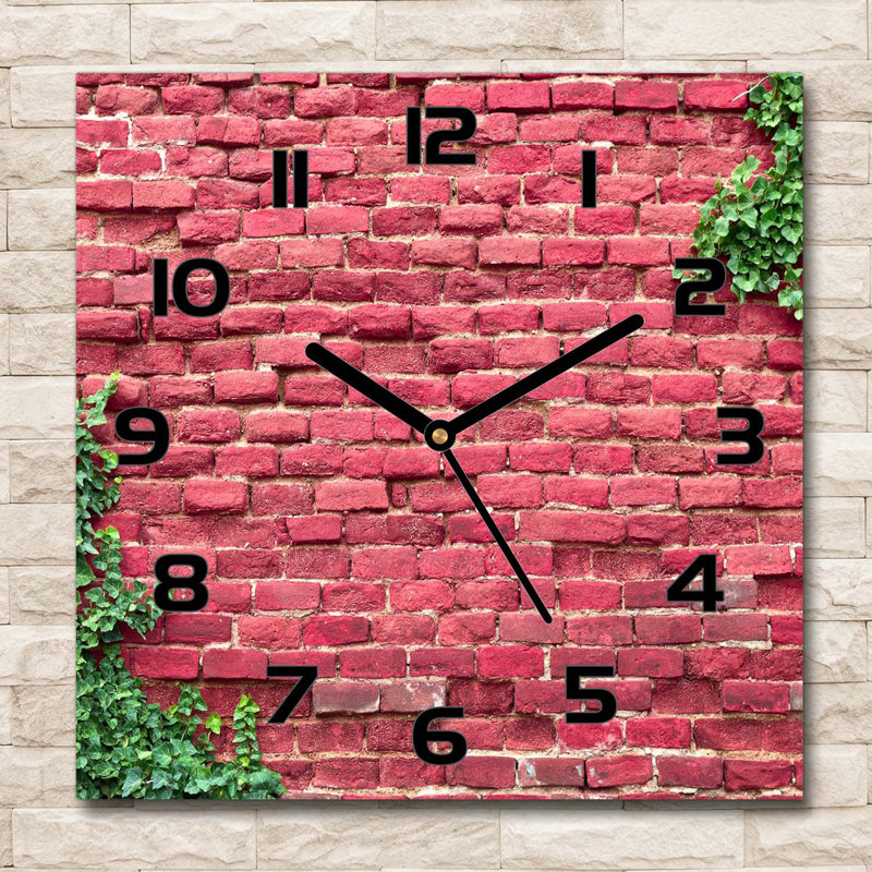 Heleyna Glass Wall Clock, Black