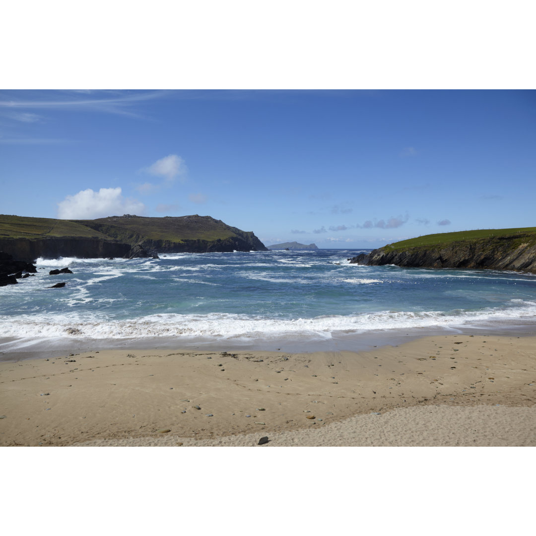 Clogher Bay, County Kerry, Eire. von Elgol - Druck auf Leinwand ohne Rahmen