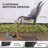 5-piece Patio Outdoor PVC-coated polyester And Metal Dining Set With Umbrella Hole-1021362607