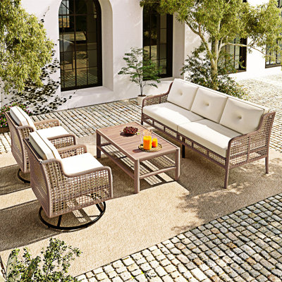 4 Pieces Outdoor Conversation Set