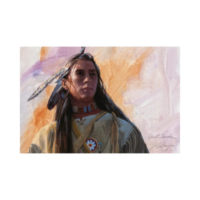 Quiet Leader by Joe Velazquez - Wrapped Canvas Painting