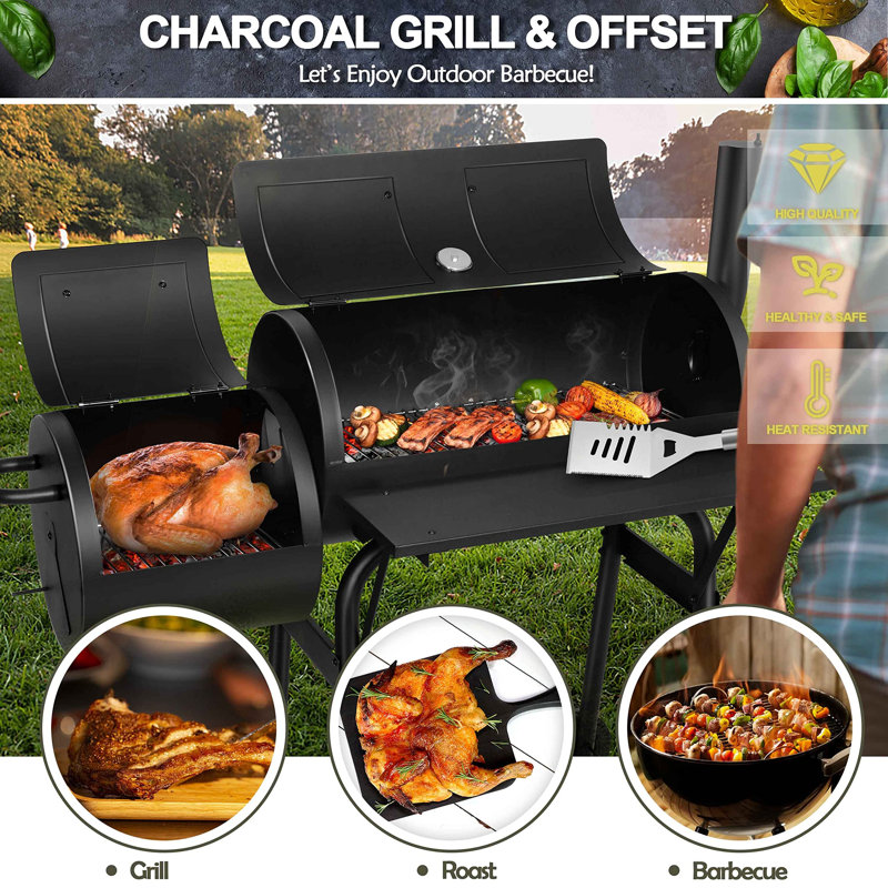 Wilmall 36.5'' W Charcoal Grill