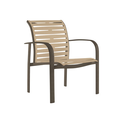 Laguna Beach EZ Span™ Premium All-Weather Wicker Outdoor Stacking Dining Armchair with Cushion