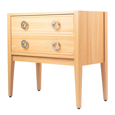 Corbin 36 in. W x 18 in. D x 33 in. H Modern 1-Drawer Freestanding Bathroom Vanity Base Only (Sink Basin Not Included), Oak