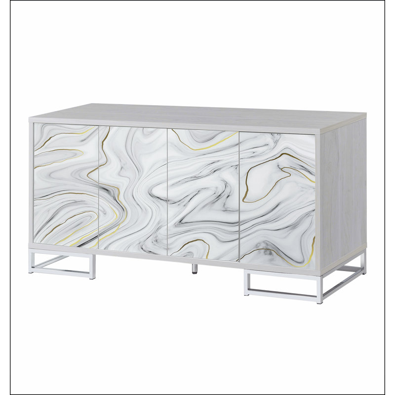 Armoire console Panos Marcle Paint & Chrome