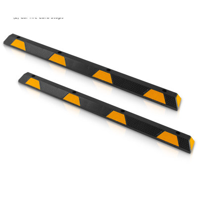         Pyle Rubber 71.5'' L Threshold Ramp 2 Pieces