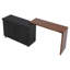 Îlot de cuisine avec table de salle à manger extensible 102,3 po-322670908