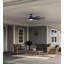 Ventilateur de plafond standard à 10 pales Overton avec commande murale et ensemble d'éclairage inclus-88028646