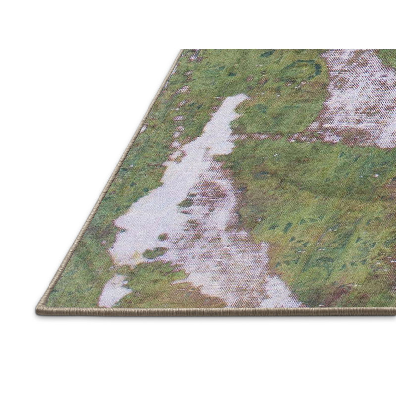 Abstract Indoor Rug, Rectangle 5' x 8'