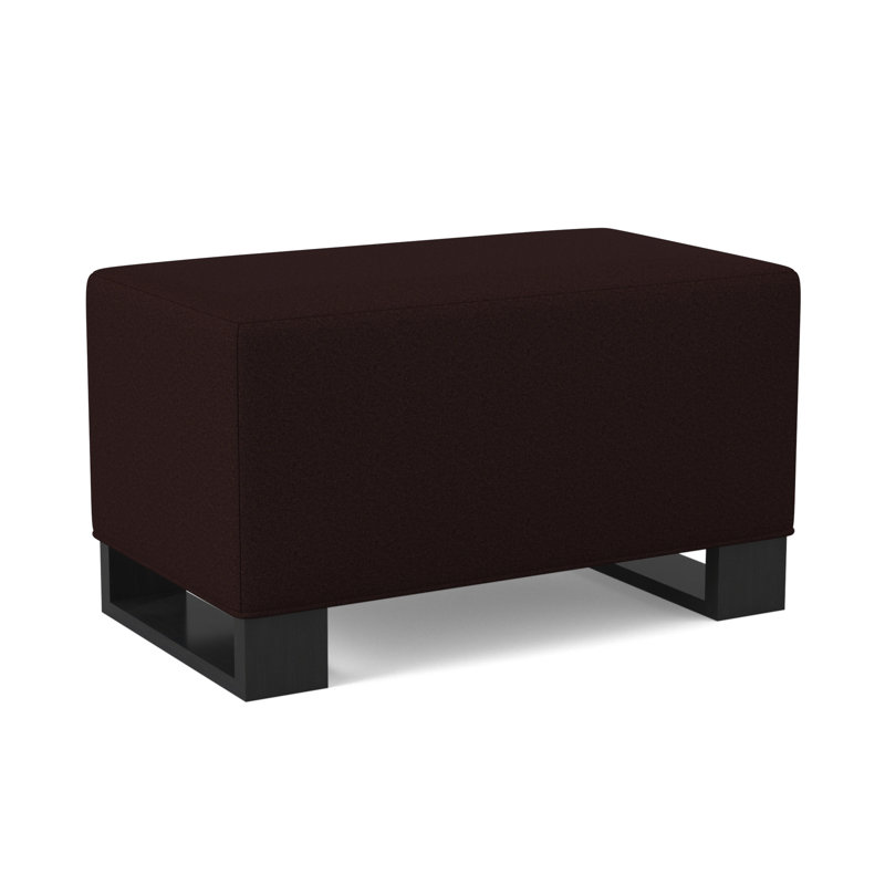 Repose-pieds, Espresso, Mélange de polyester acajou Margaret