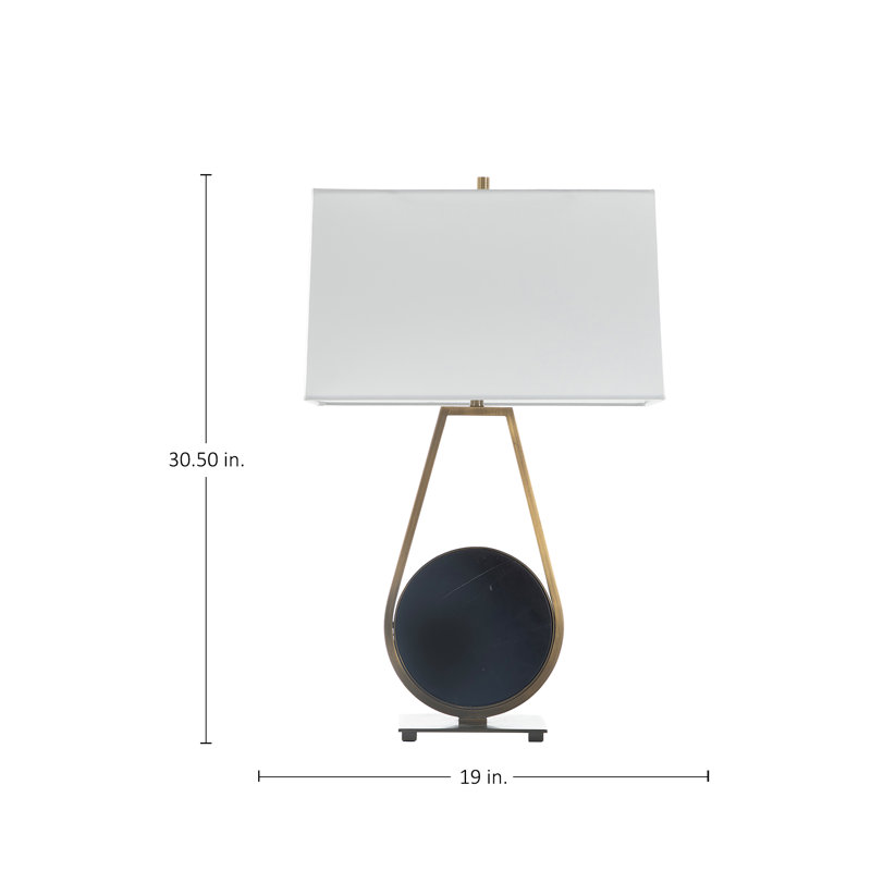 Emerald Table Lamp -White, Black