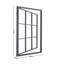 Gwendel Window Pane Framed Wall Mounted Accent Mirror