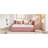 Full Size Upholstered Daybed With 2 Storage Drawers Sofa Bed Frame No Box Spring Needed, Linen Fabric-1943186839