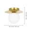 Luminaire suspendu sphérique 1 lumière Nasim-195249598