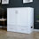 Lit escamotable avec rangement, matelas de 6 po et chargeur intégré Fabiano