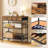 Ansen 37.8" Rolling Kitchen Island with Storage and Power Outlet