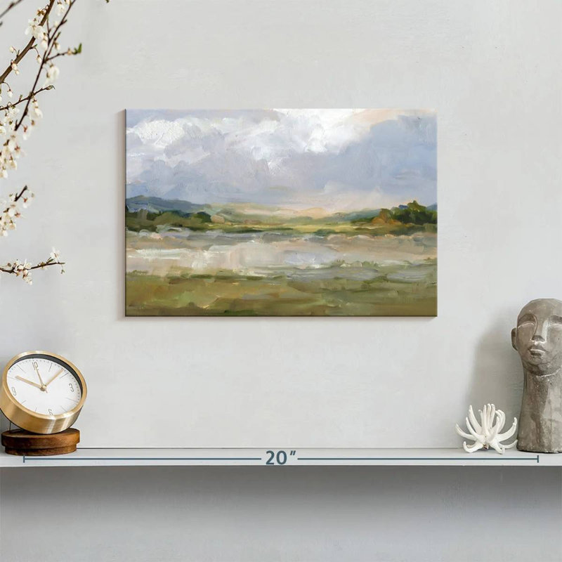 " May Skies II ", 12" H x 8" W x 1" D
