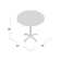 Gayla 32'' L Round Breakroom Table