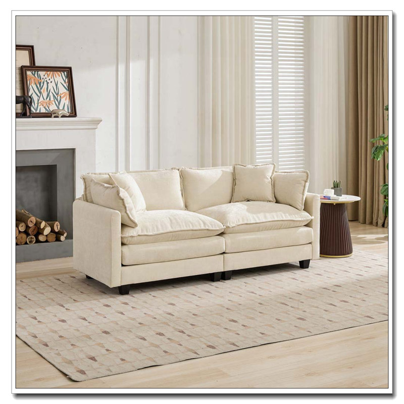 Canapé Cloud LoveSeat, Beige