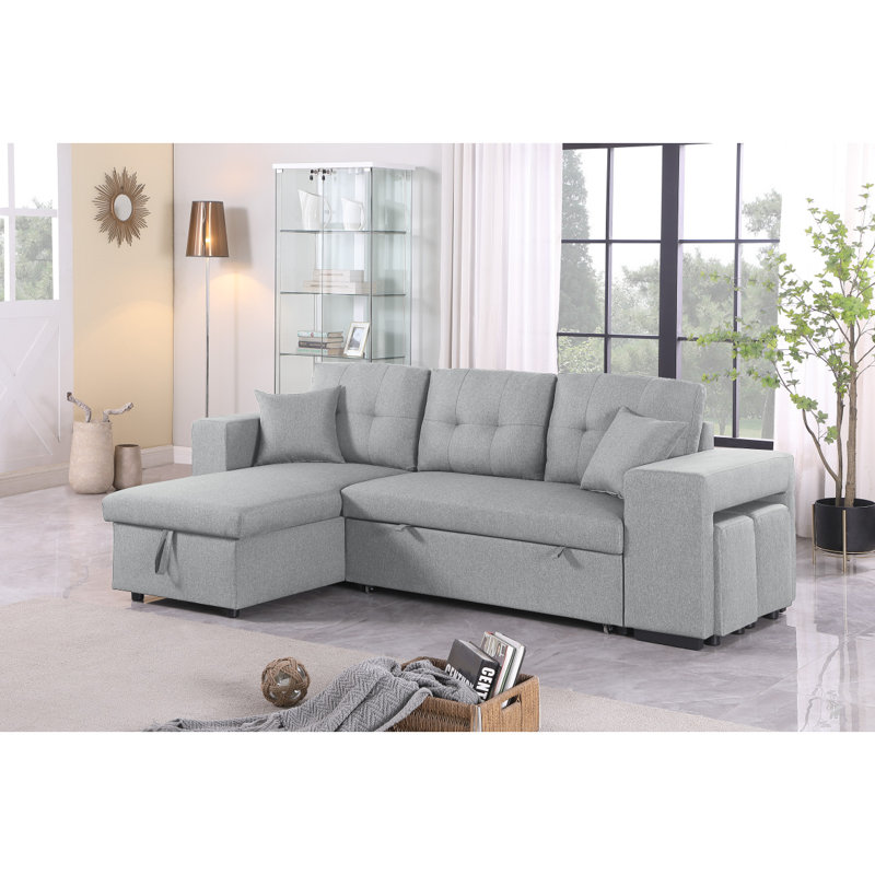 Canapé modulaire réversible avec causeuse coulissante Daniel