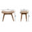 Boucle Upholstered Bench