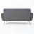 Charming Loveseat With Button-Tufted Backrest And Tapered Wood Legs, Ideal For Small Spaces And Modern Decor.