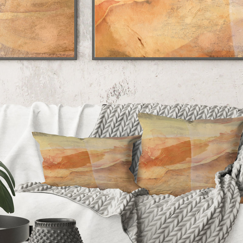 Coussin Serenity In Raspberry Blush IV - Abstract