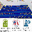 Tapis décoratif KidCarpet.com « Banc de poissons », rectangle de 122 x 183 cm-1322209155