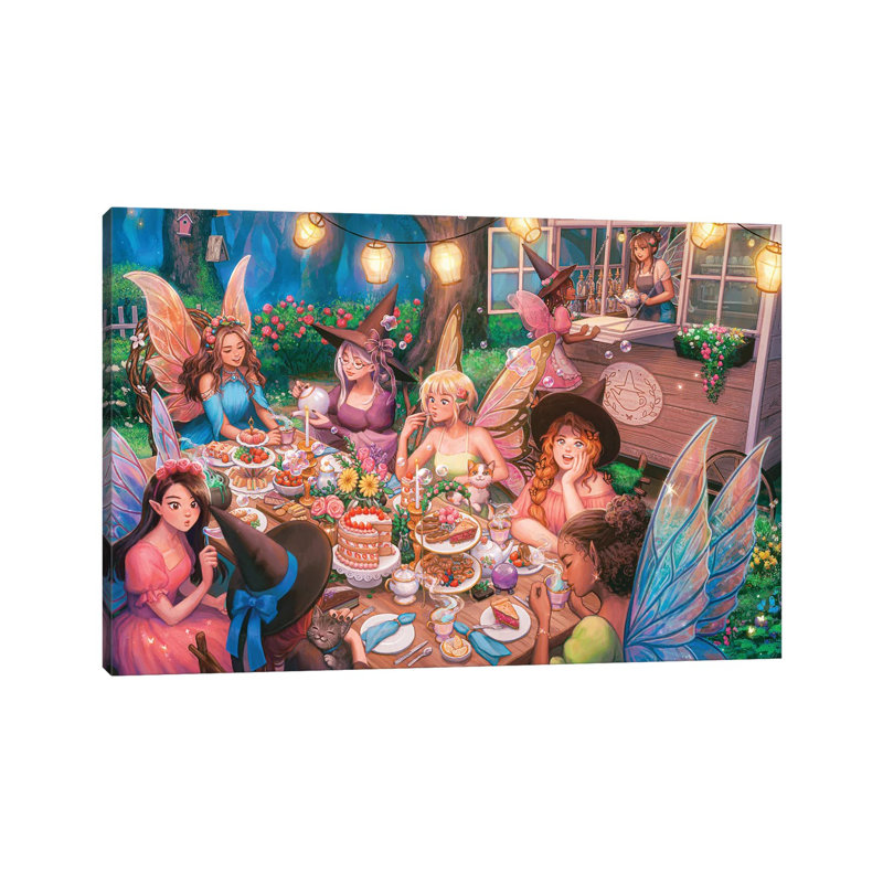 Enchanting Brew by Ivy Dolamore - Gallery-Wrapped Canvas Giclée on Canvas, 20.32 cm H x 30.48 cm W, No Frame