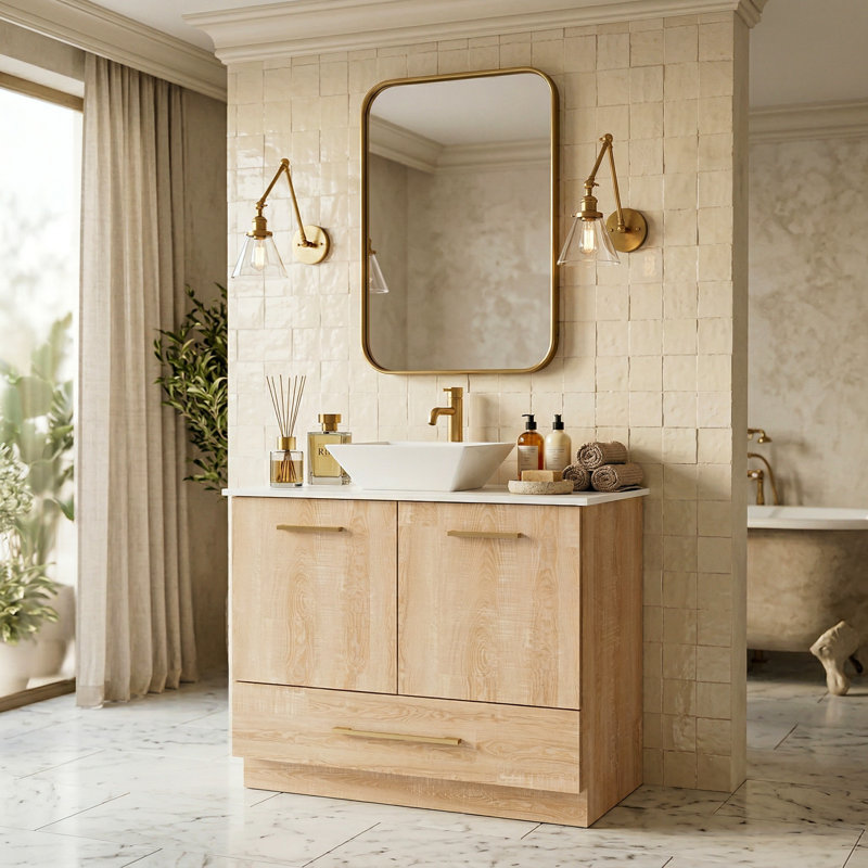Rochanda 29.9'' Free Standing Single Bathroom Vanity