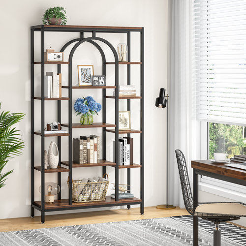 17 Stories Tonise Geometric Bookcase & Reviews | Wayfair