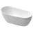 59" Freestanding Solid Surface Soaking Bathtub