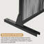 72.05''H x 47.75''W Modern Privacy Metal Screen Fence Panel-109617015