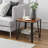17.71'' W Metal Nightstand