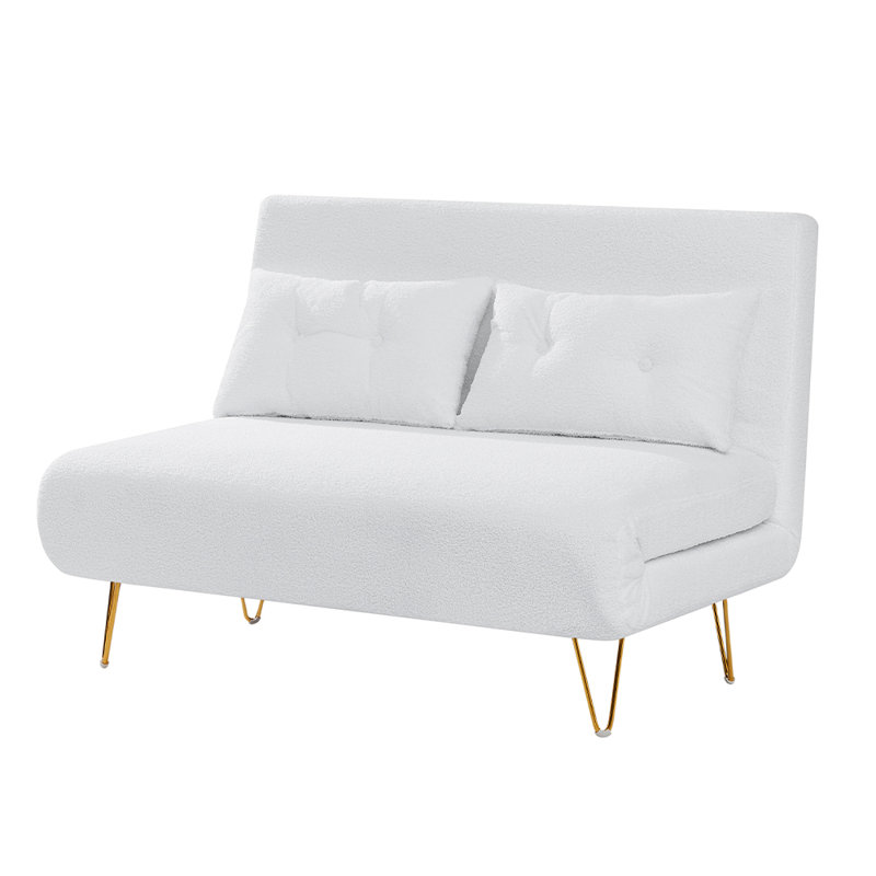 Perlo Upholstered Convertible Chair, 79" H x 118" W x 81" D