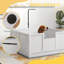 Boîte de mise bas pour chiens avec support de lumière rétractable, boîte de mise bas pour chiots-1627024074