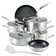 Circulon Stainless Steel Induction Cookware Set with SteelShield Hybrid Stainless and Nonstick Technology, 11 piece