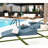 Adanely Sun Lounger - Luxurious Waterproof Folding Lounge & Chaise - Marine Vinyl-1358892737